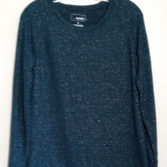 Sonoma Tops - Sonoma long sleeve crew neck with metallic stripes women's size small